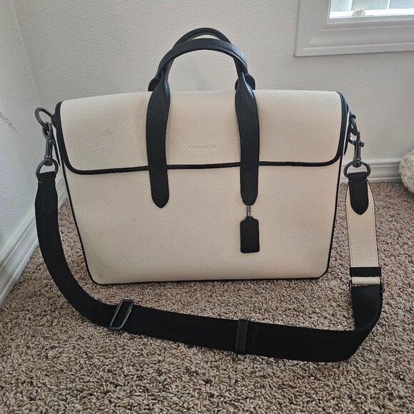 Coach Two Tone Briefcase - Picture 1 of 3